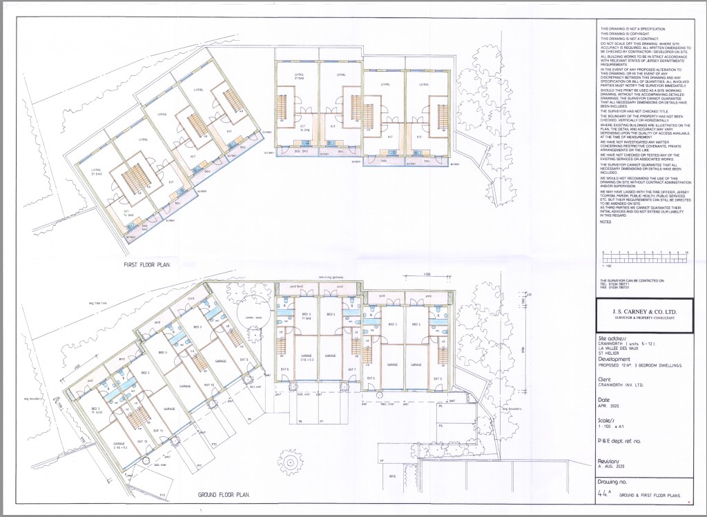 Floorplans For St Helier, Jersey, Channel Islands