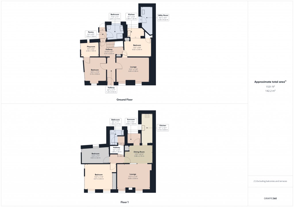 Floorplans For St Lawrence, Jersey, Channel Islands