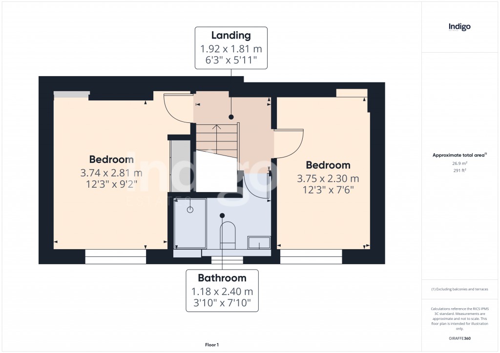 Floorplans For Byron Lane, St Helier