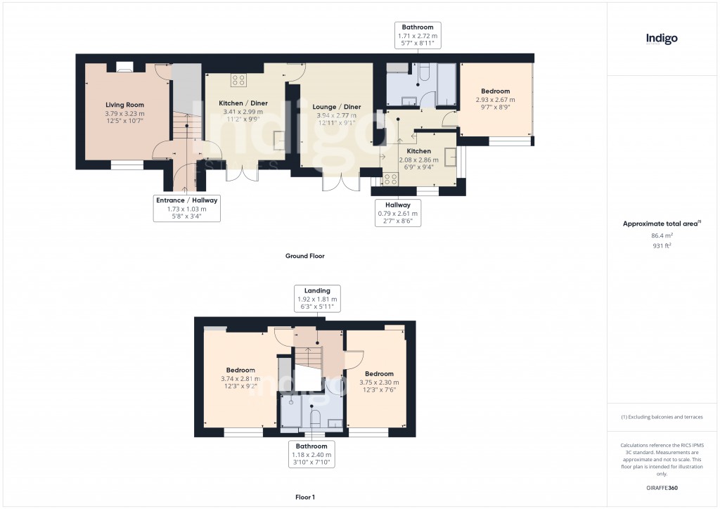 Floorplans For Byron Lane, St Helier