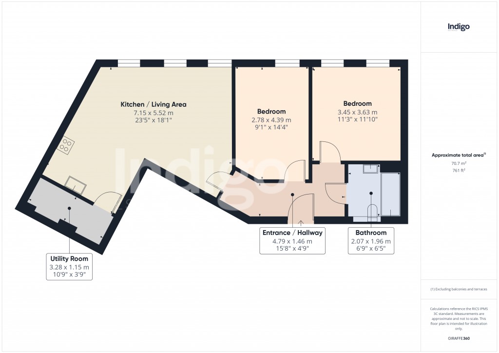 Floorplans For Garden Lane, St. Helier