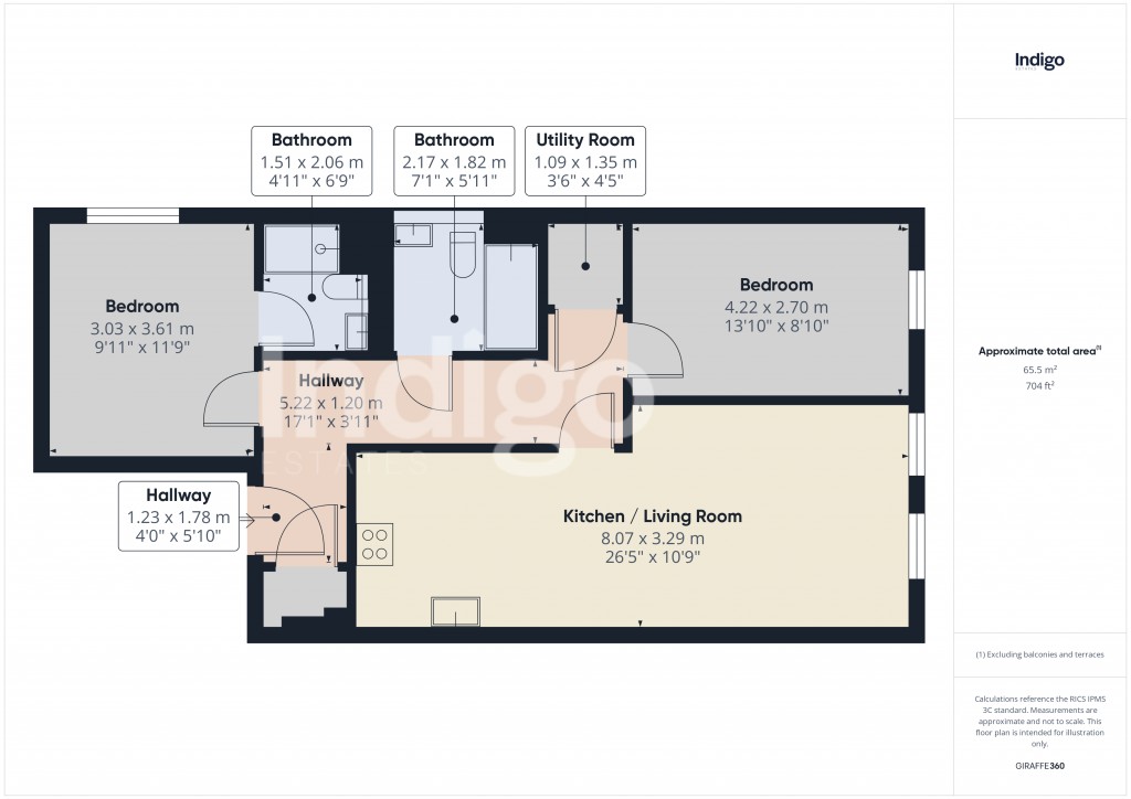 Floorplans For Garden Lane, St. Helier