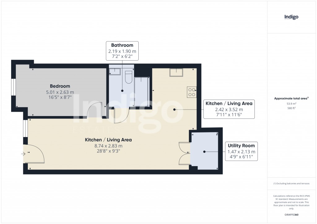 Floorplans For Garden Lane, St. Helier