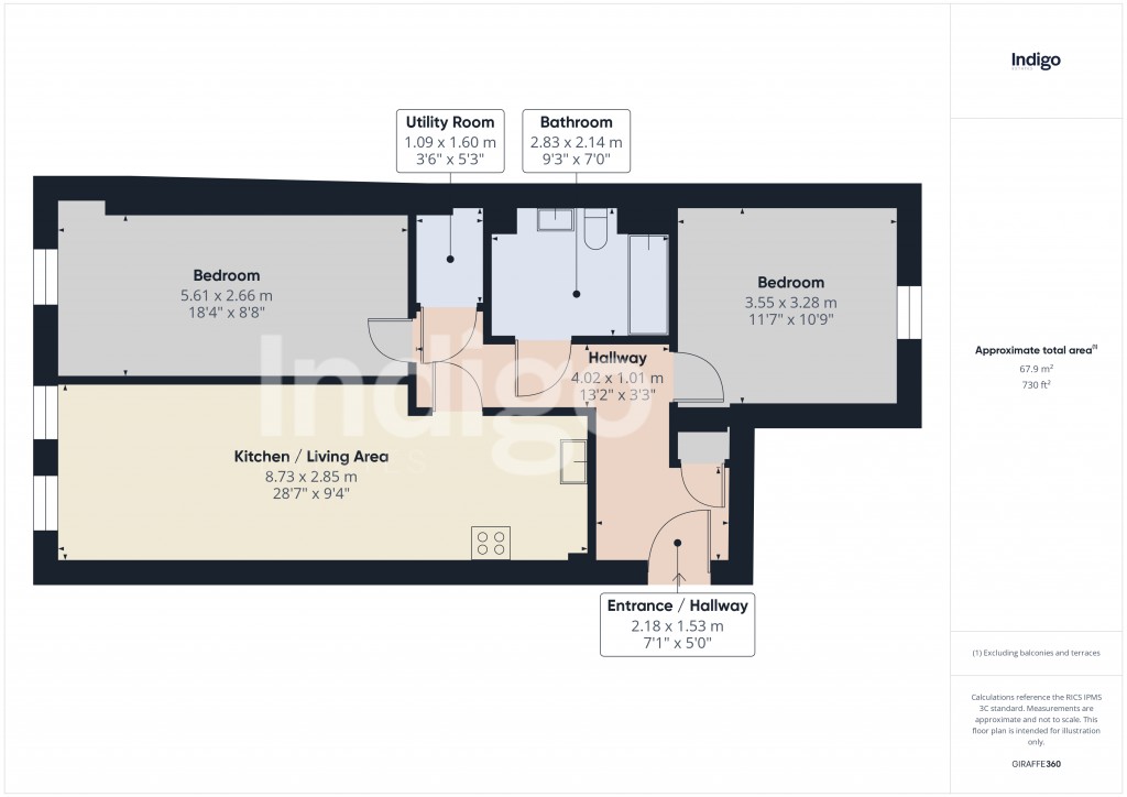 Floorplans For Garden Lane, St. Helier