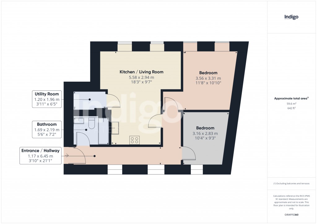 Floorplans For Garden Lane, St. Helier