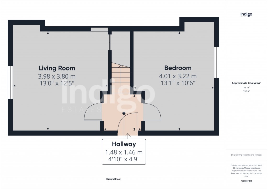 Floorplans For Rouge Bouillon, St Helier, Jersey