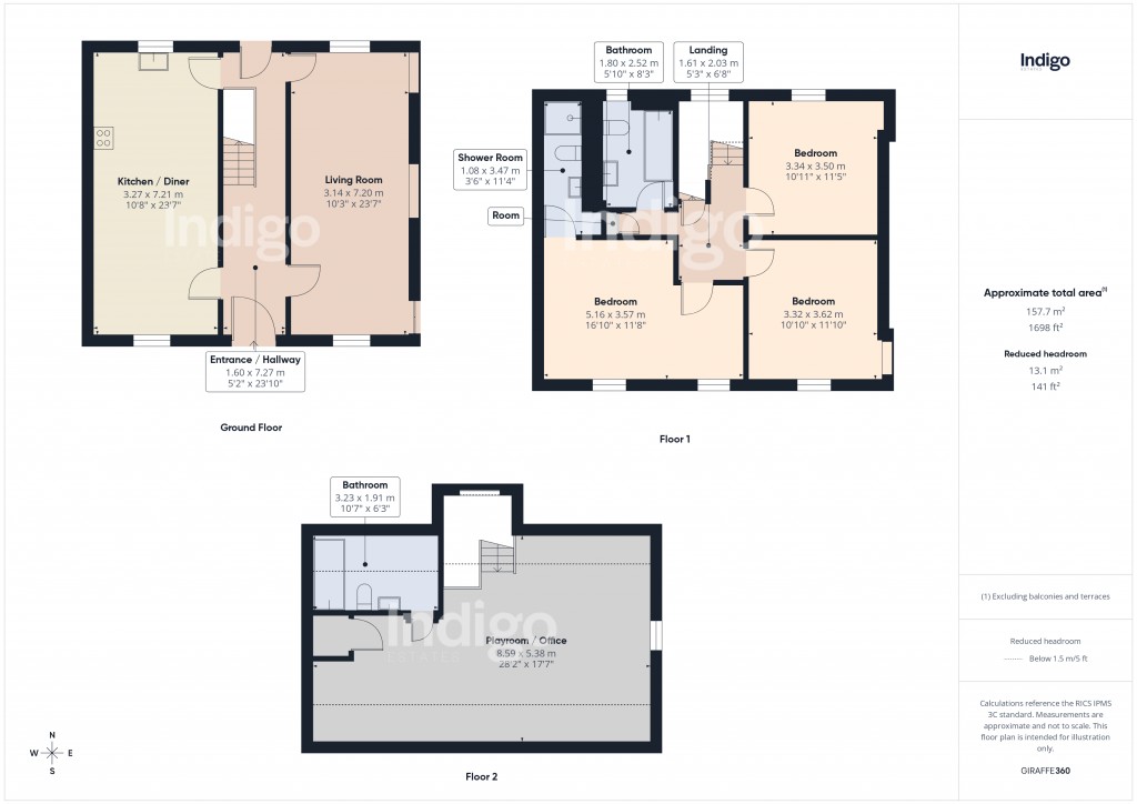 Floorplans For St Brelade, Jersey, Channel Islands
