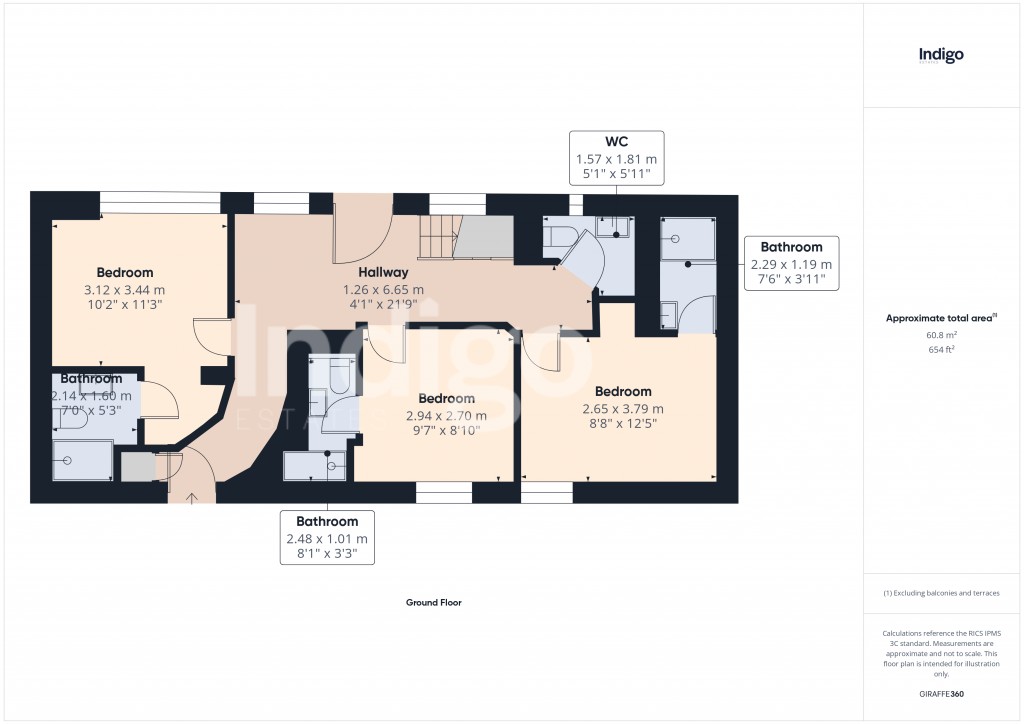 Floorplans For St Ouen, Jersey, Channel Islands