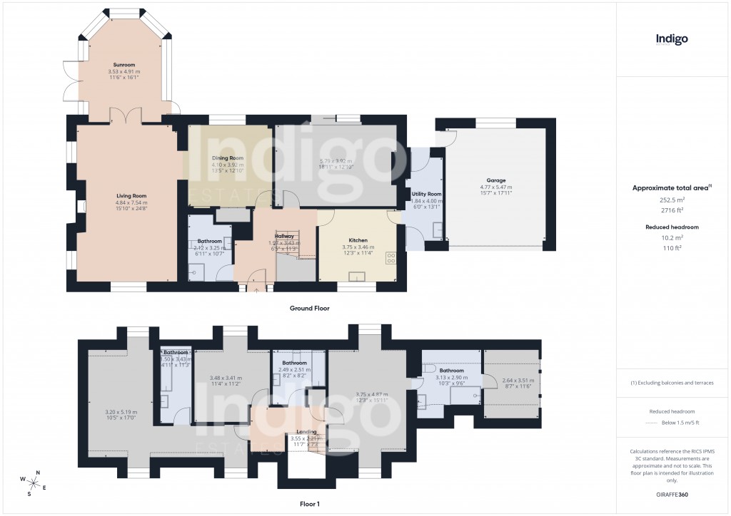 Floorplans For La Rue de Fauvic, Grouville