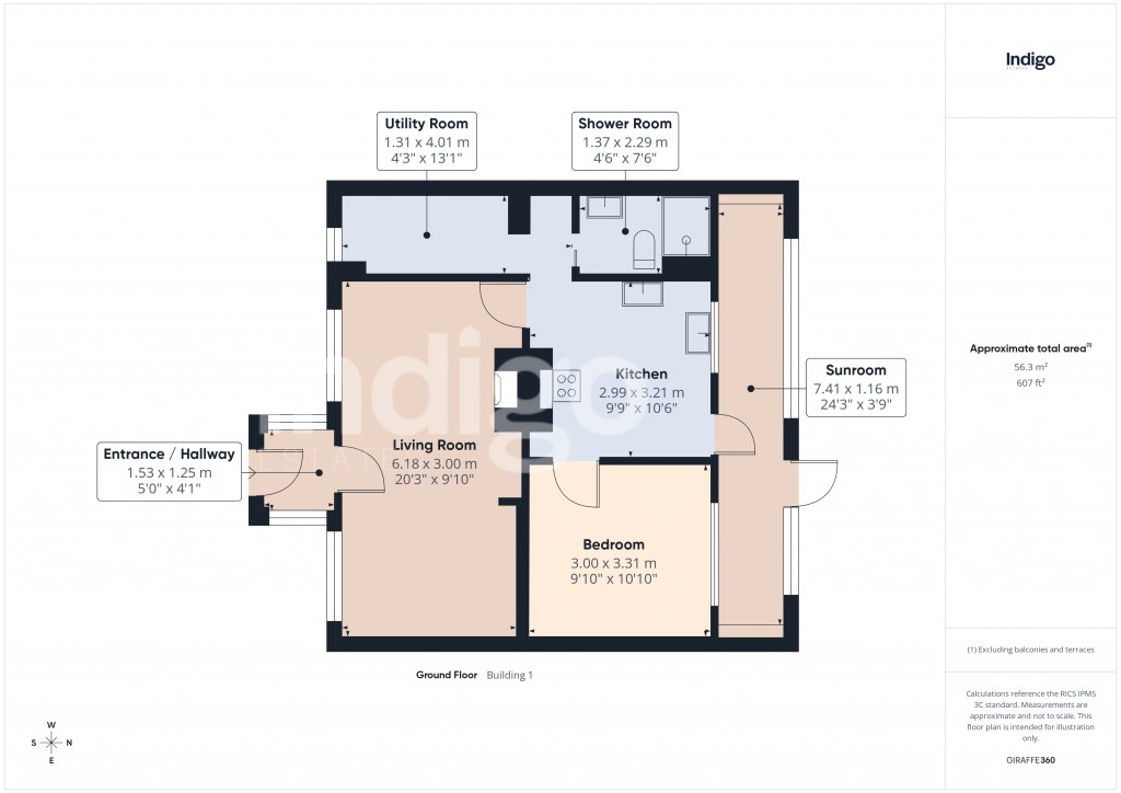 Floorplans For La Grande Route de la Cote, St Clement, Jersey, Channel Islands