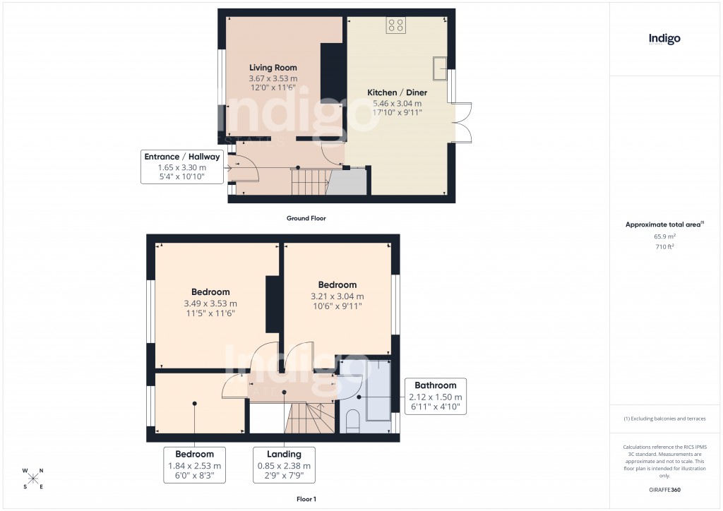 Floorplans For Green Road, St Clement