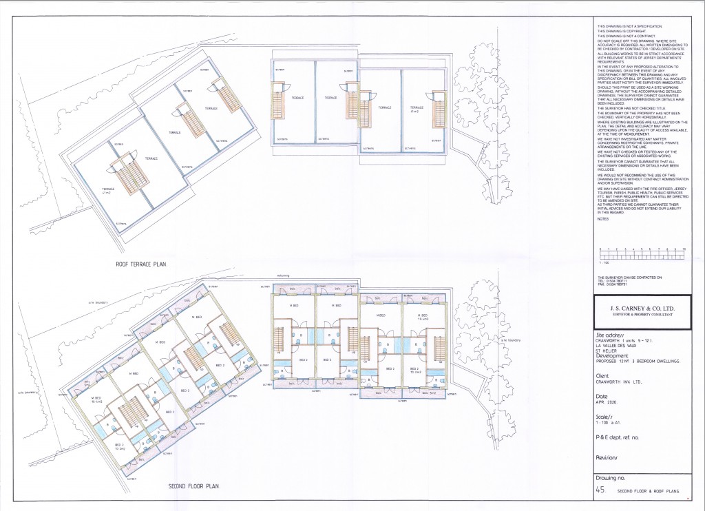 Floorplans For St Helier, Jersey, Channel Islands