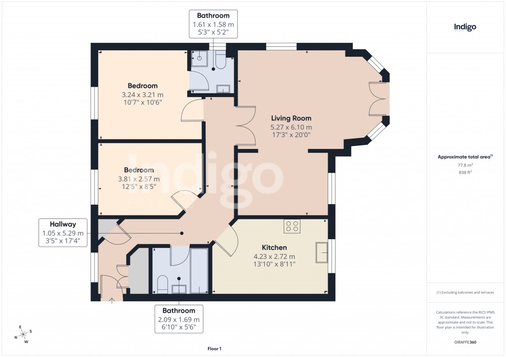Floorplans For St Helier, Jersey, Channel Islands