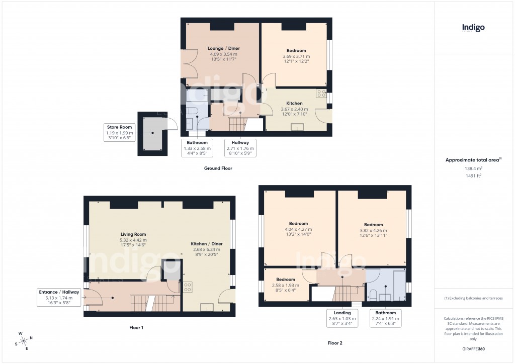 Floorplans For St Helier, Jersey, Channel Islands