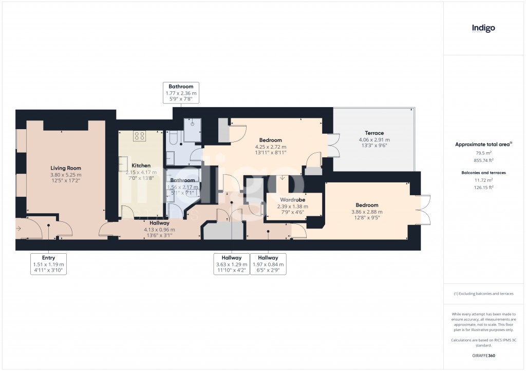 Floorplans For Rouge Bouillon, St Helier, Jersey, Channel Islands